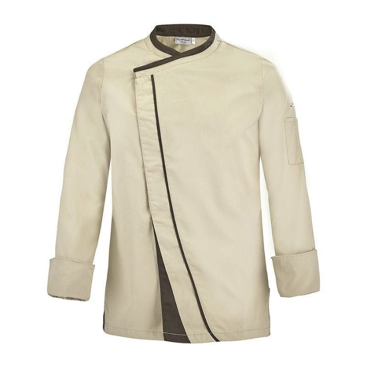 Men's Long Sleeve Beige Kitchen Coat Mint  - LAFONT -  by Lafont - Cuisine | MANELLI``