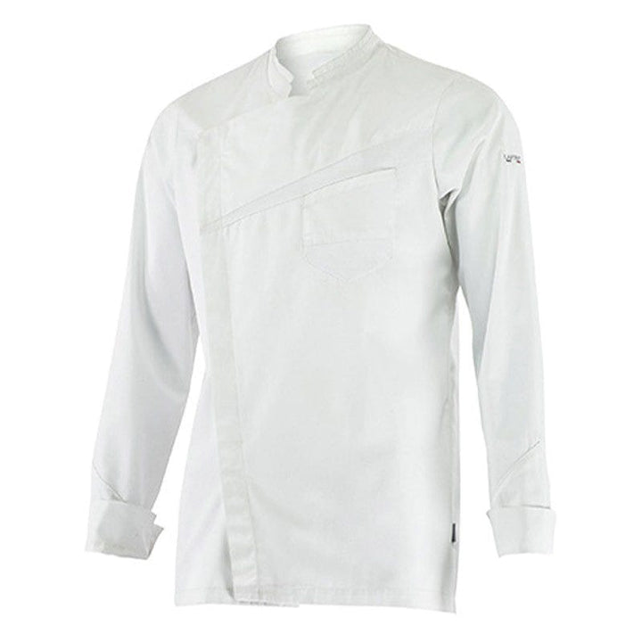 Men's White Double-collar Kitchen Coat Lemongrass - LAFONT -  by Lafont - Cuisine | MANELLI``