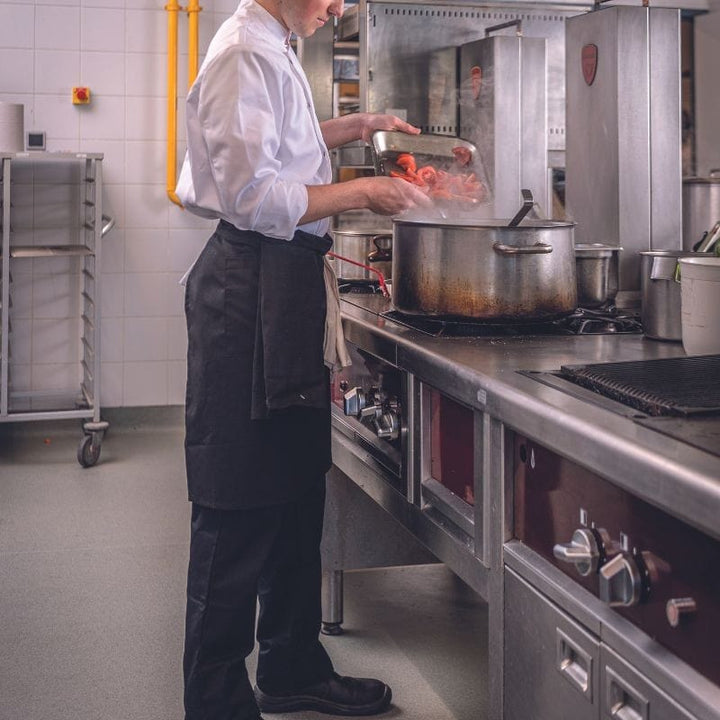 Mixed Black Licorice Kitchen Trousers - LAFONT -  by Lafont - Cuisine | MANELLI``