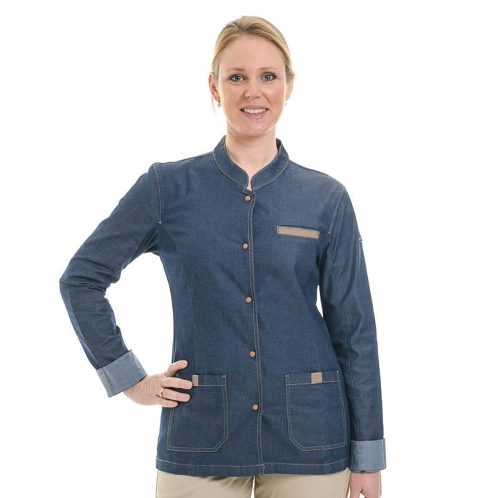 Monge Women's Kitchen Coat Denim Long Sleeve - LAFONT -  by Lafont - Cuisine | MANELLI``