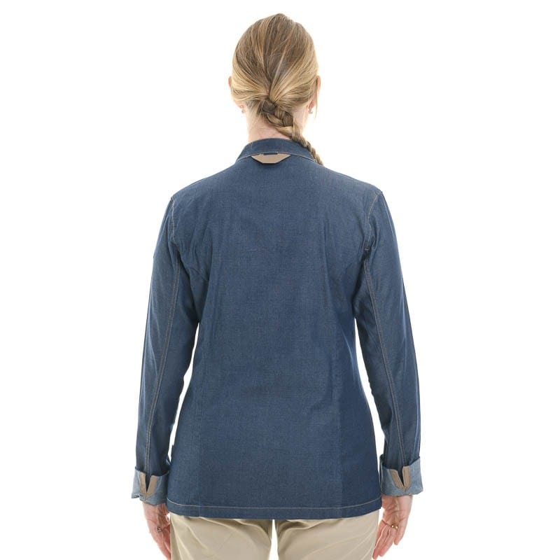 Monge Women's Kitchen Coat Denim Long Sleeve - LAFONT -  by Lafont - Cuisine | MANELLI``