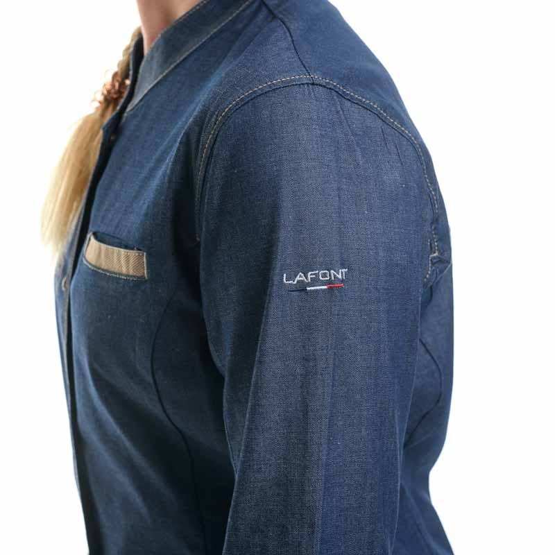 Monge Women's Kitchen Coat Denim Long Sleeve - LAFONT -  by Lafont - Cuisine | MANELLI``