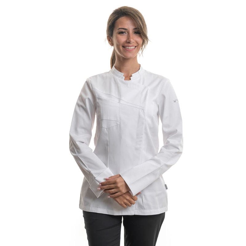 Nutmeg White Double Collar Kitchen Coat - Women - LAFONT -  by Lafont - Cuisine | MANELLI``