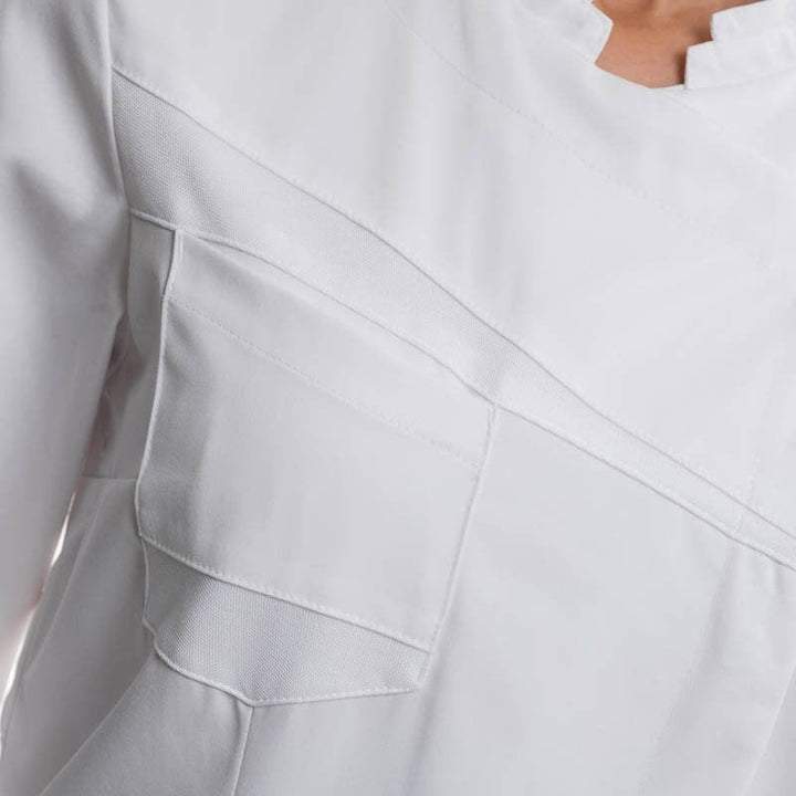 Nutmeg White Double Collar Kitchen Coat - Women - LAFONT -  by Lafont - Cuisine | MANELLI``