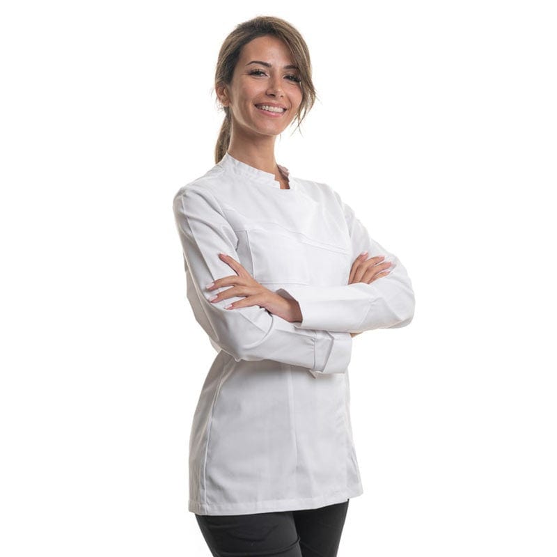 Nutmeg White Double Collar Kitchen Coat - Women - LAFONT -  by Lafont - Cuisine | MANELLI``