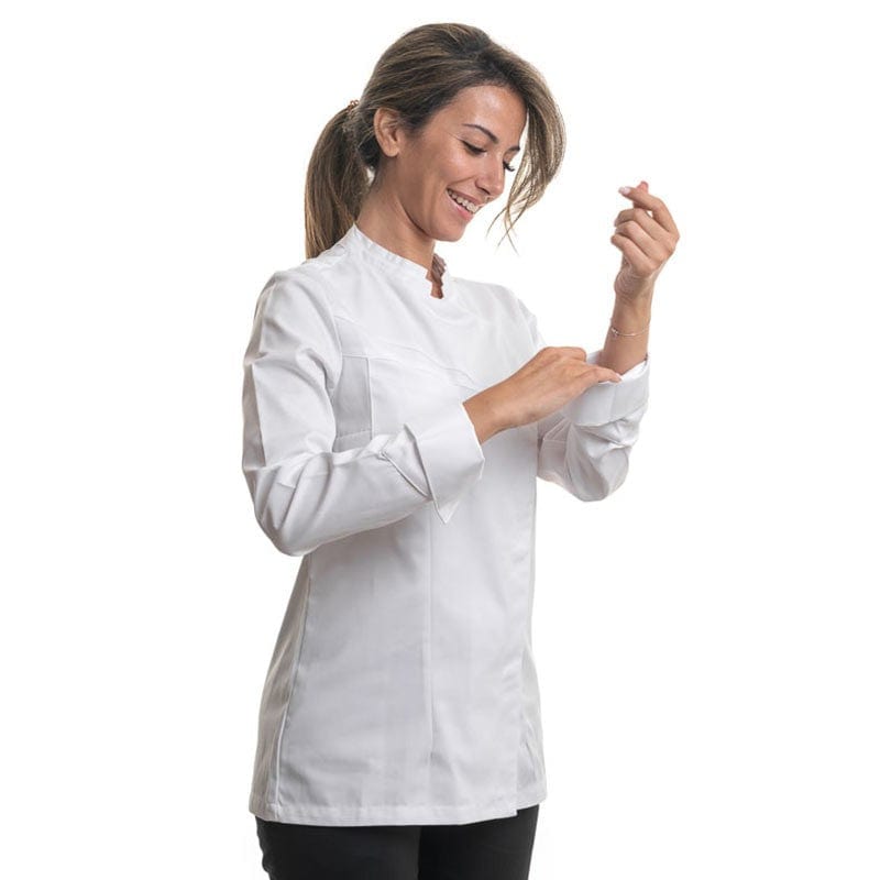 Nutmeg White Double Collar Kitchen Coat - Women - LAFONT -  by Lafont - Cuisine | MANELLI``