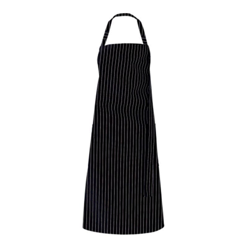 GALANGA Black and White Striped Bib Apron - ADOLPHE LAFONT -  by Lafont - Cuisine | MANELLI``