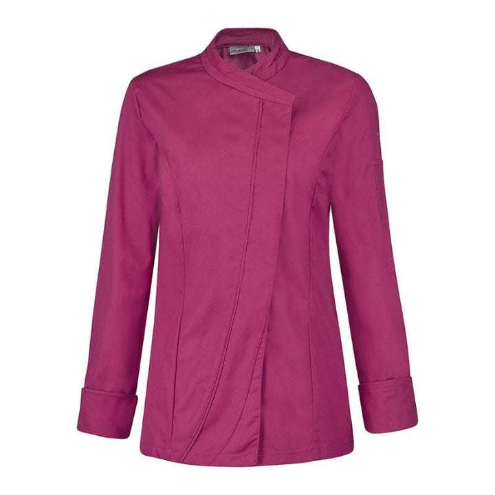 Saffron Women's Kitchen Coat Long Sleeve Fuchsia - LAFONT -  by Lafont - Cuisine | MANELLI``