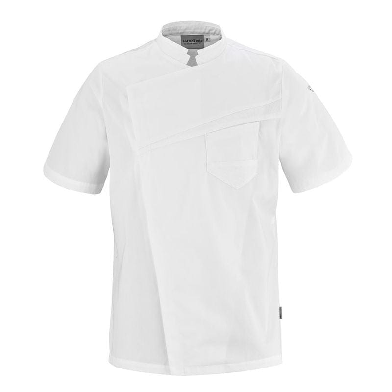 Men's Short Sleeve White Cooking Coat - LAFONT -  by Lafont - Cuisine | MANELLI``