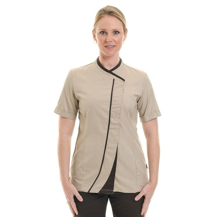 Women's Beige and Brown Kitchen Coat - Lafont -  by Lafont - Cuisine | MANELLI``