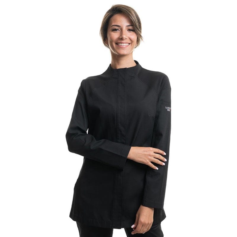 Women Black Kitchen Coat - LAFONT -  by Lafont - Cuisine | MANELLI``