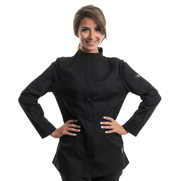 Women Black Kitchen Coat - LAFONT -  by Lafont - Cuisine | MANELLI``