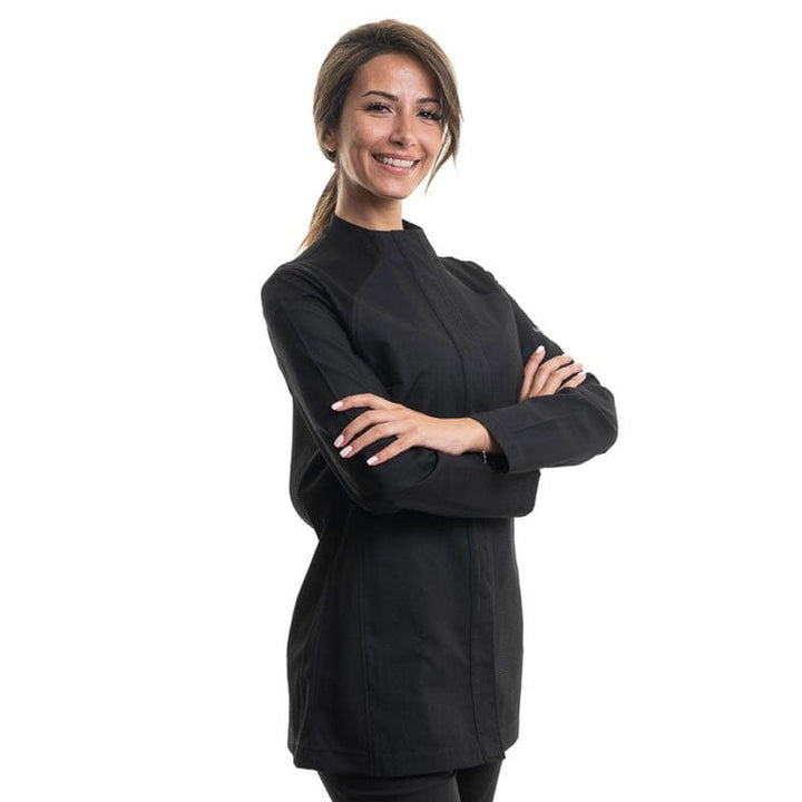 Women Black Kitchen Coat - LAFONT -  by Lafont - Cuisine | MANELLI``