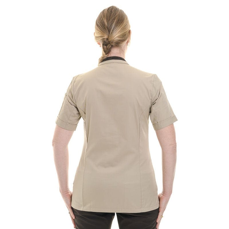 Women's Beige and Brown Kitchen Coat - Lafont -  by Lafont - Cuisine | MANELLI``