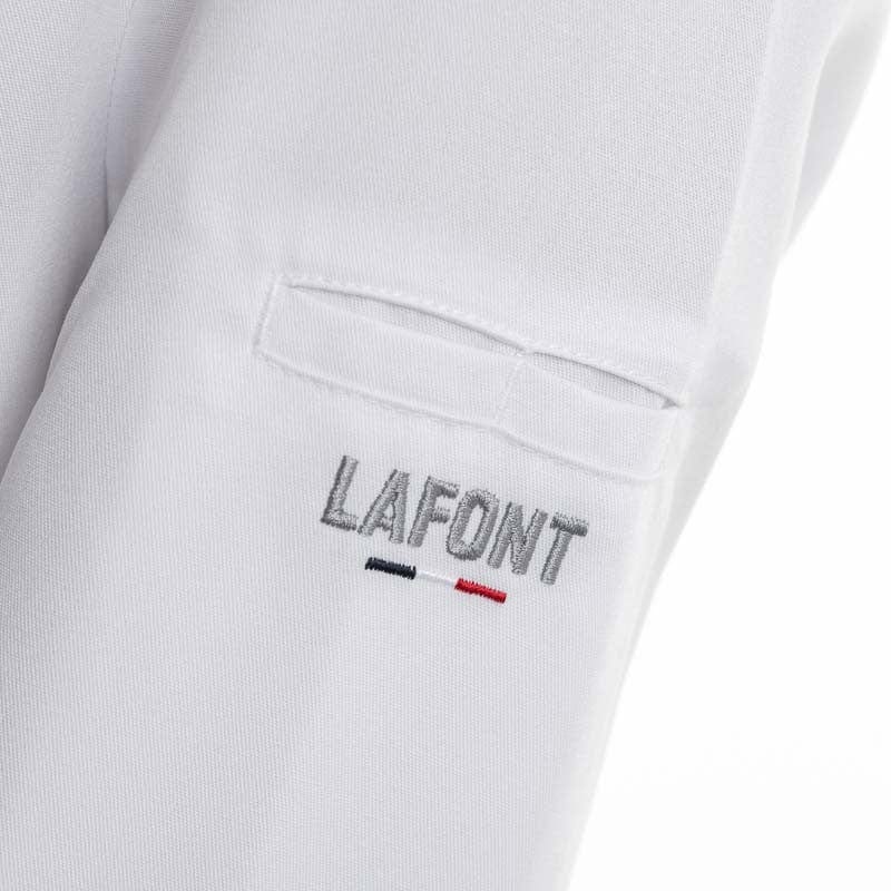 Women's White Cristal Kitchen Coat - Lafont -  by Lafont - Cuisine | MANELLI``