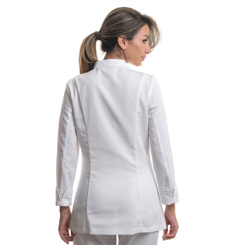 Women's White Cristal Kitchen Coat - Lafont -  by Lafont - Cuisine | MANELLI``