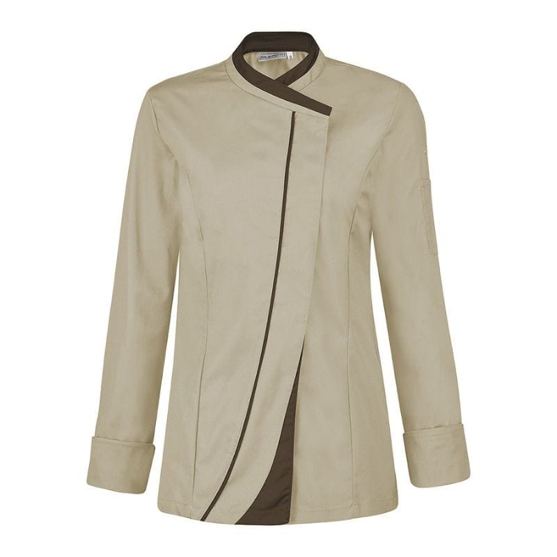 Women's Beige Long Sleeve Kitchen Coat  - LAFONT -  by Lafont - Cuisine | MANELLI``