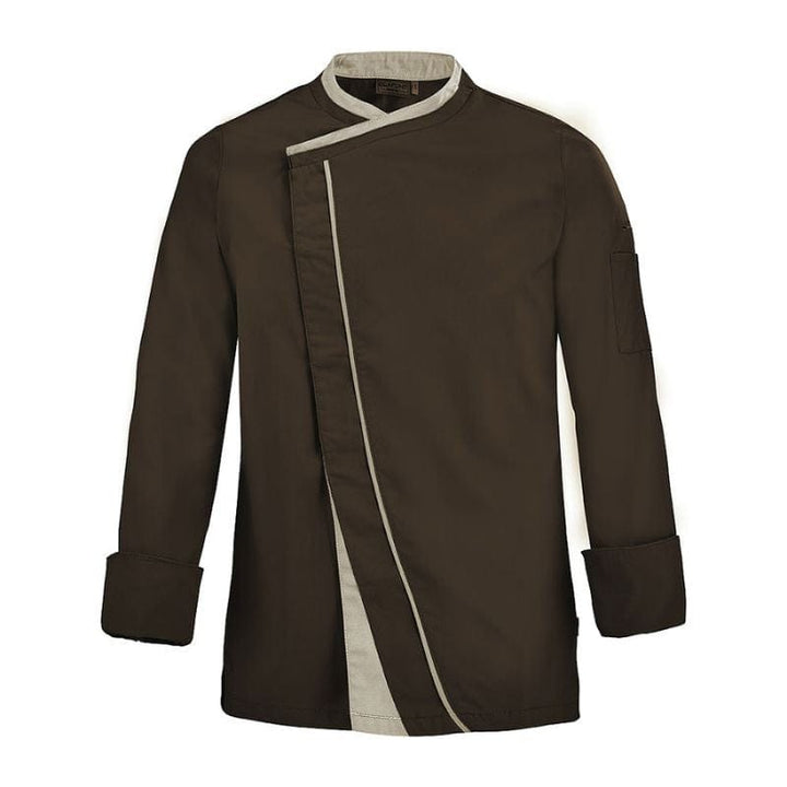 Men's Long Sleeve Brown Kitchen Coat  Mint - LAFONT -  by Lafont - Cuisine | MANELLI``