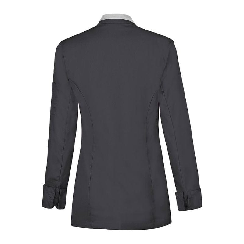 Saffron Women's Kitchen Coat Long Sleeve Gray  - LAFONT -  by Lafont - Cuisine | MANELLI``