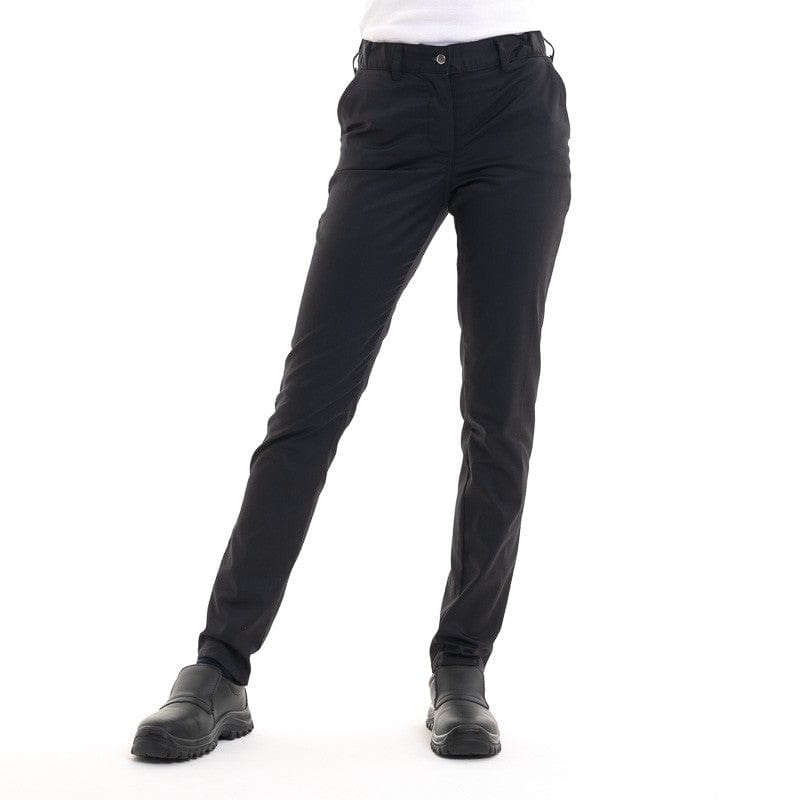 Women's Kitchen Trousers Slim Fit and Stretch Black - MANELLI -  by Manelli | MANELLI``