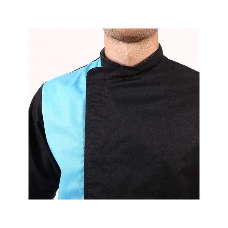 Black Blue Pastry Chef Jacket - MANELLI -  by Manelli | MANELLI``