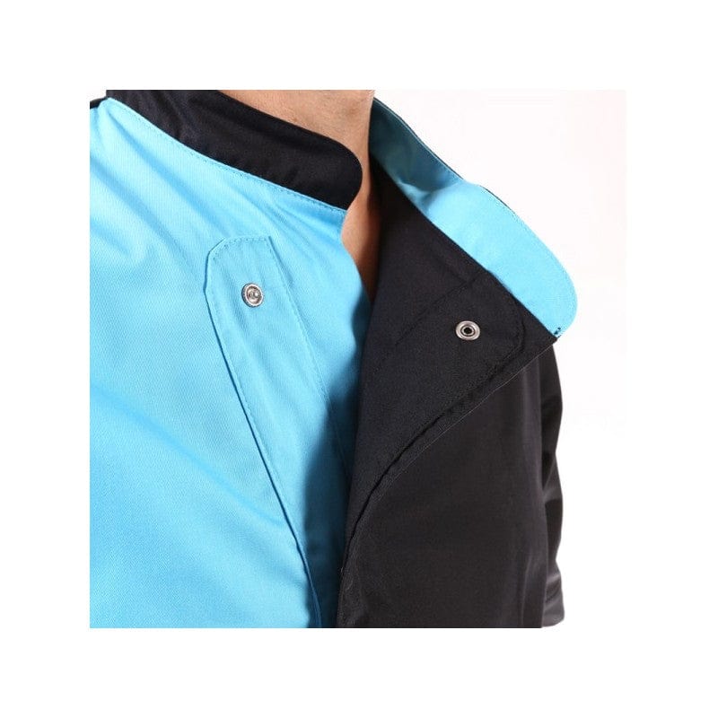 Black Blue Pastry Chef Jacket - MANELLI -  by Manelli | MANELLI``