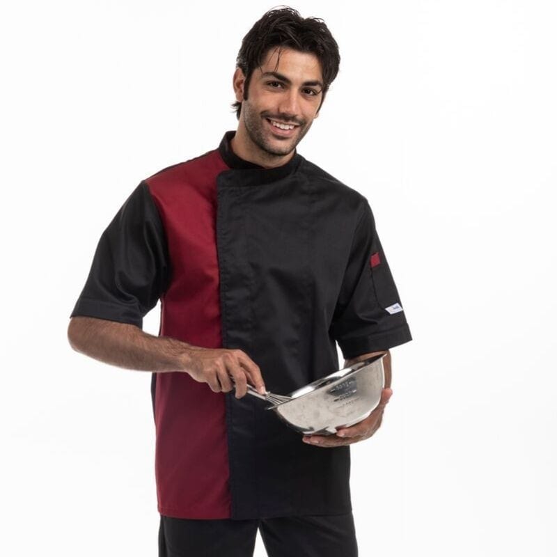 Black Burgundy Kitchen Coat - MANELLI -  by Manelli | MANELLI``