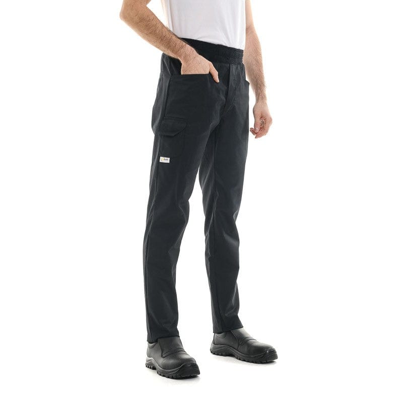 Black Comfort Kitchen Trousers - MANELLI -  by Manelli | MANELLI``