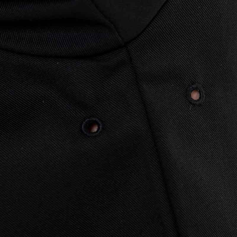 Black Kitchen Coat with Silver Buttons - MANELLI -  by Manelli | MANELLI``