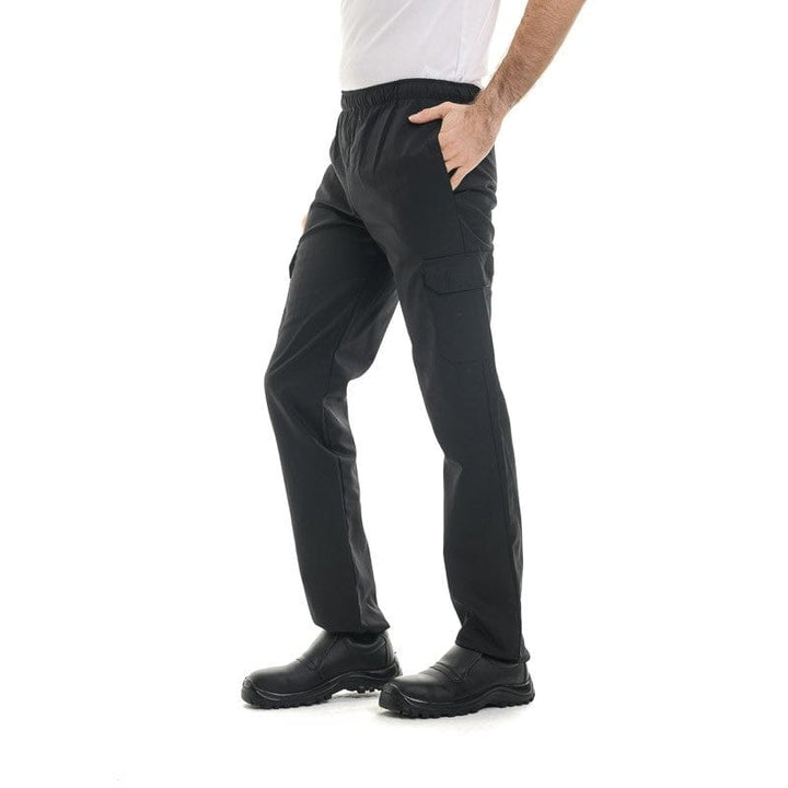 Black Kitchen Pants with Side Pockets - MANELLI -  by Manelli | MANELLI``