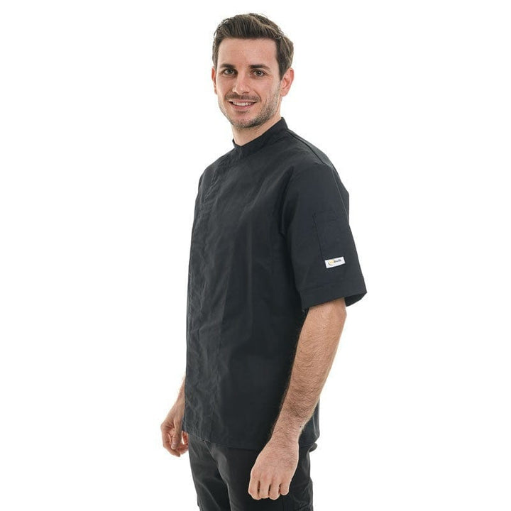 Black Long Sleeve Chef Coat - MANELLI -  by Manelli | MANELLI``