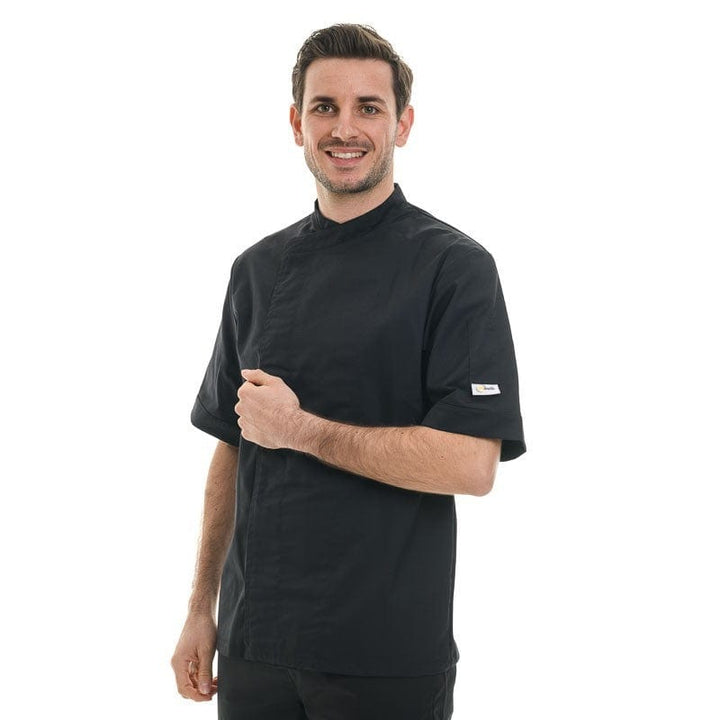 Black Long Sleeve Chef Coat - MANELLI -  by Manelli | MANELLI``