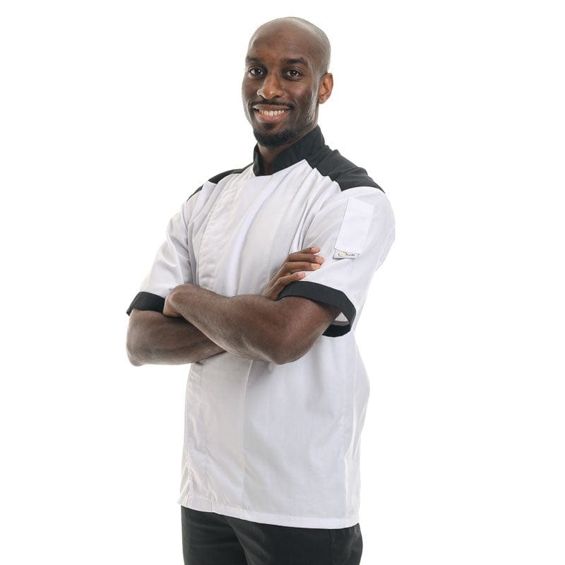 Black Master Short Sleeve or Long Sleeve Chef Coat - MANELLI -  by Manelli | MANELLI``