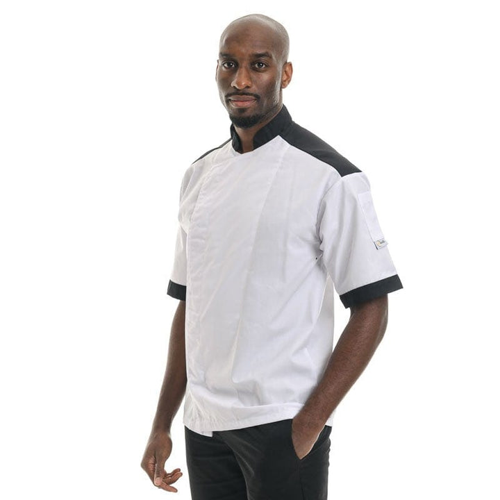 Black Master Short Sleeve or Long Sleeve Chef Coat - MANELLI -  by Manelli | MANELLI``