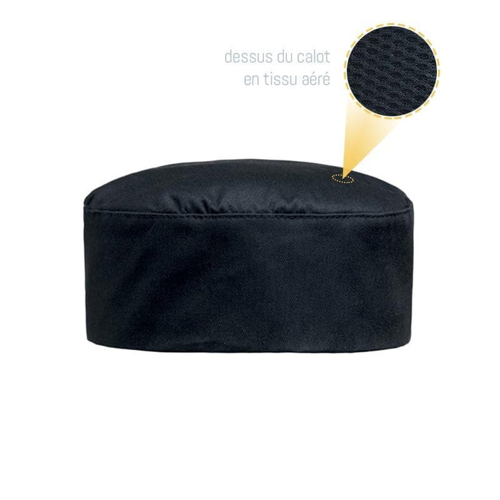 Breathable Black Kitchen Cap - MANELLI -  by Manelli | MANELLI``