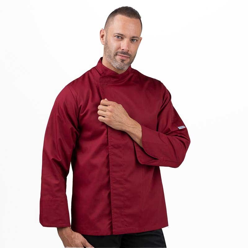 Burgundy Chef Coat - MANELLI -  by Manelli | MANELLI``