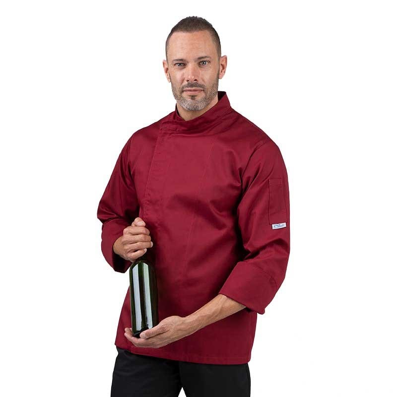 Burgundy Chef Coat - MANELLI -  by Manelli | MANELLI``