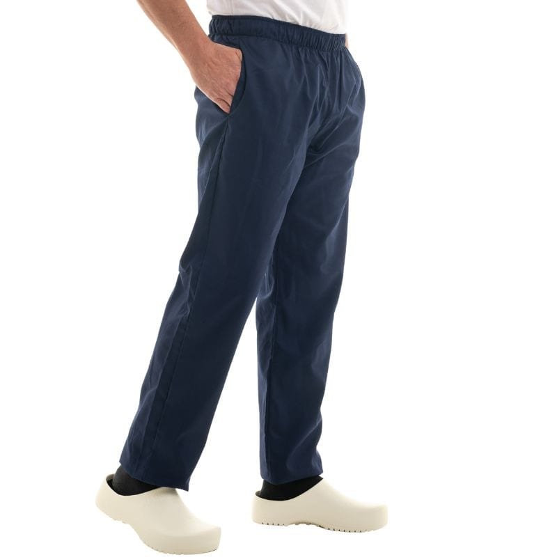 Carros Navy Blue Elastic Belt Work Trousers - MANELLI -  by Manelli | MANELLI``