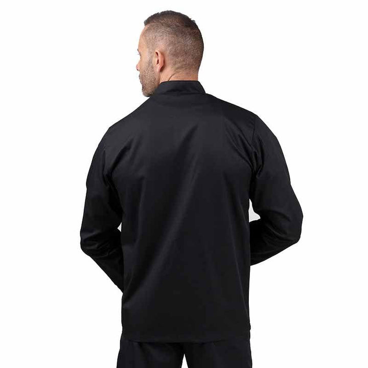 Eco-responsible Black Long Sleeve Kitchen Coat for Men - MANELLI -  by Manelli | MANELLI``