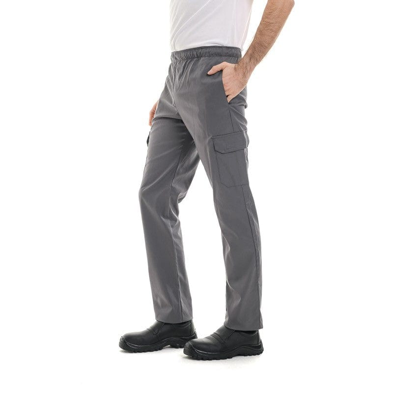 Gray Kitchen Pants with Side Pockets - MANELLI -  by Manelli | MANELLI``