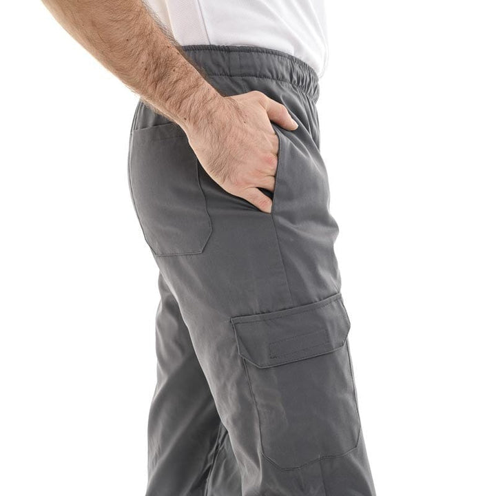 Gray Kitchen Pants with Side Pockets - MANELLI -  by Manelli | MANELLI``