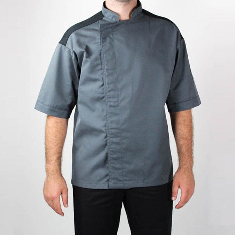 GRAY Long Sleeve or Short Sleeve Kitchen Coat - MANELLI -  by Manelli | MANELLI``