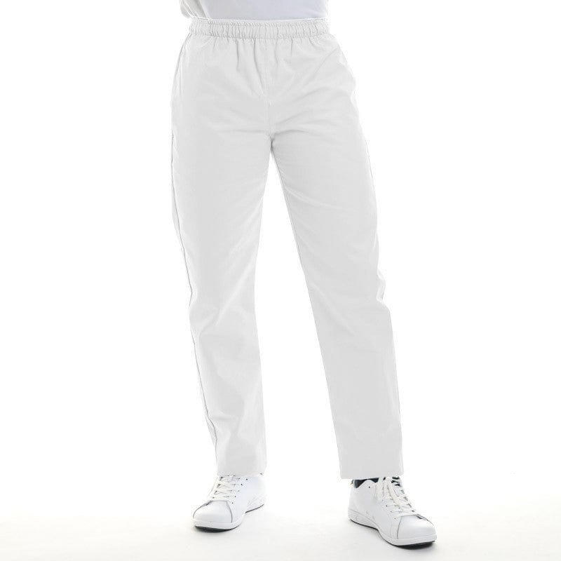 Large White Unisex Kitchen Pants - MANELLI -  by Manelli | MANELLI``