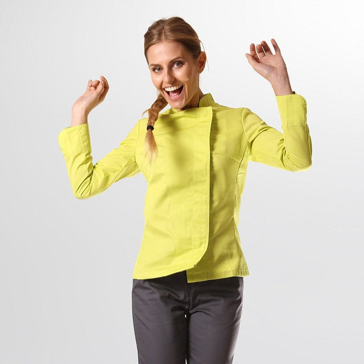 Lime Green Women's Kitchen Coat - MANELLI -  by Manelli | MANELLI``