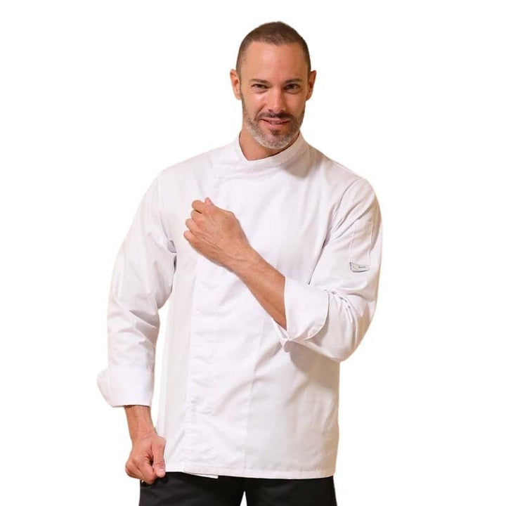 Eco-responsible Long Sleeve Kitchen Coat for Men - MANELLI -  by Manelli | MANELLI``