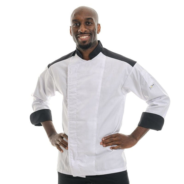 Black Master Short Sleeve or Long Sleeve Chef Coat - MANELLI -  by Manelli | MANELLI``