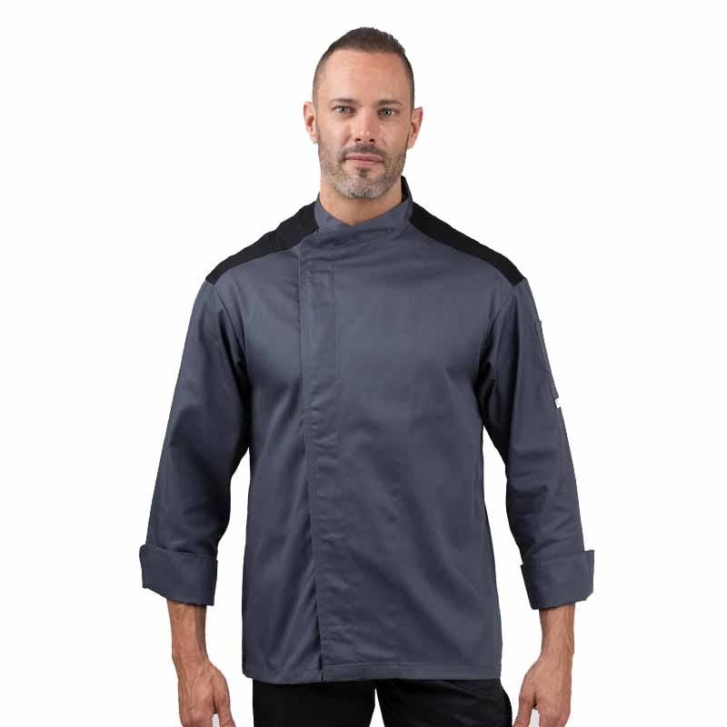 Gray Ventilated Shoulder Kitchen Coat - MANELLI -  by Manelli | MANELLI``