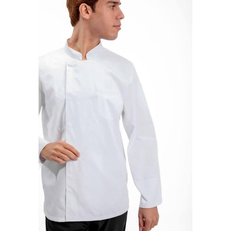 Men's White Long Sleeve Chef's Coat - MANELLI -  by Manelli | MANELLI``