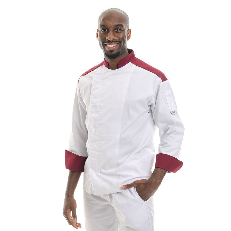 Red Master Short Sleeve or Long Sleeve Chef Coat - MANELLI -  by Manelli | MANELLI``