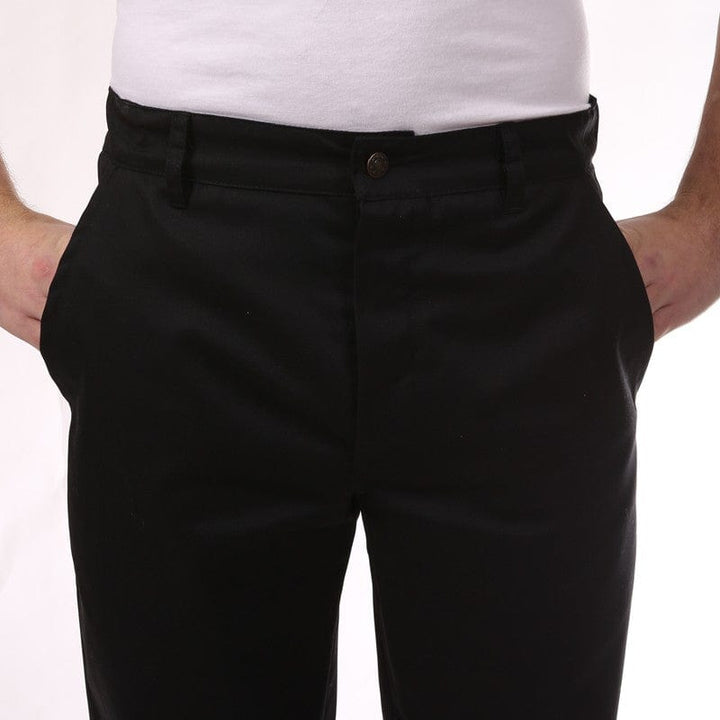 Louis Black Chef Trousers with Buttons - MANELLI -  by Manelli | MANELLI``